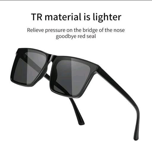 Polarized Retro Square Sunglasses