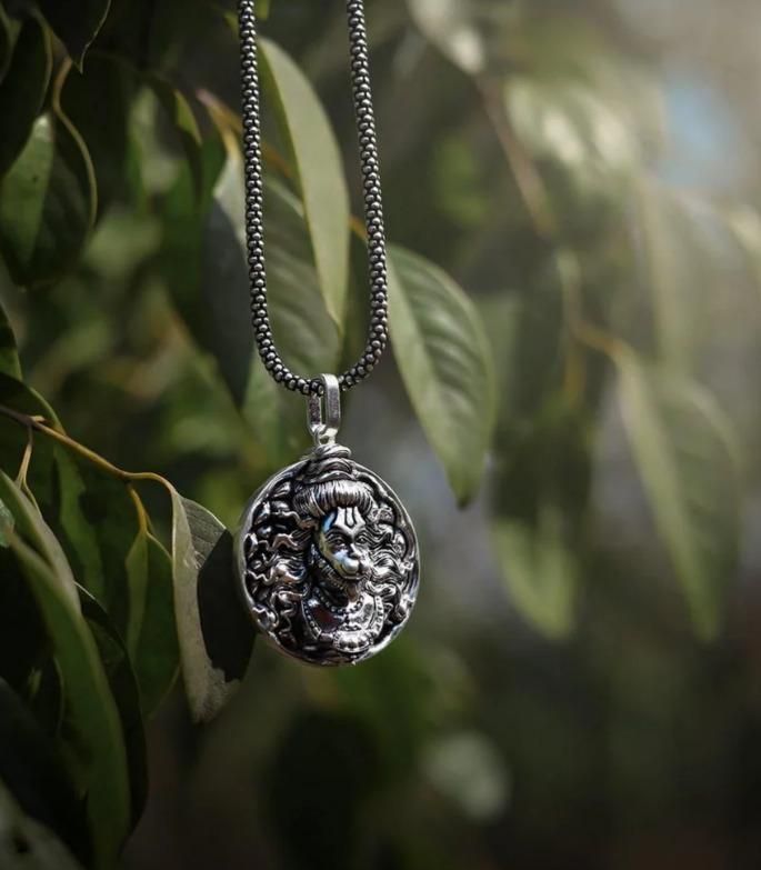 Hanuman Silver Locket