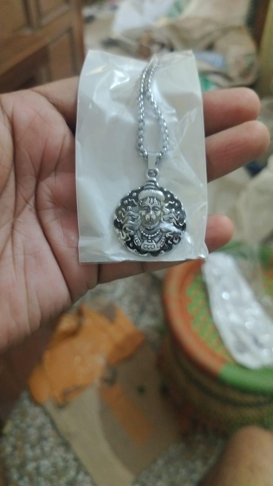 Hanuman Silver Locket