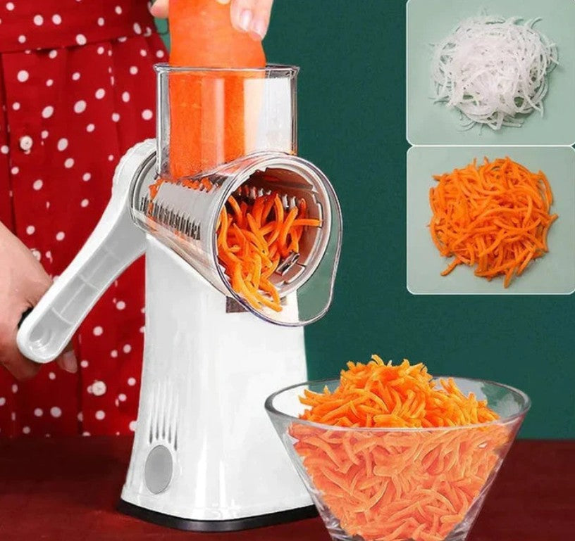 4 in 1 Rotary Drum Vegetable Grater & Slicer